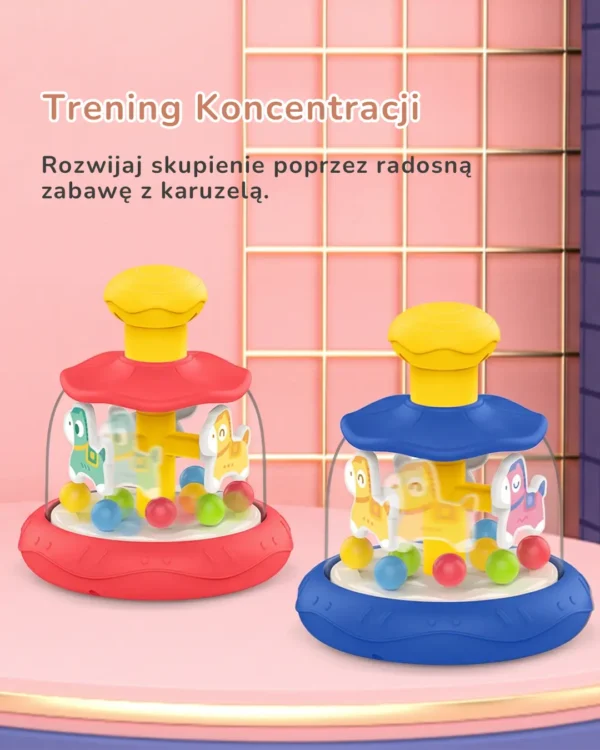 Interaktywny Bączek Karuzela dla Niemowląt