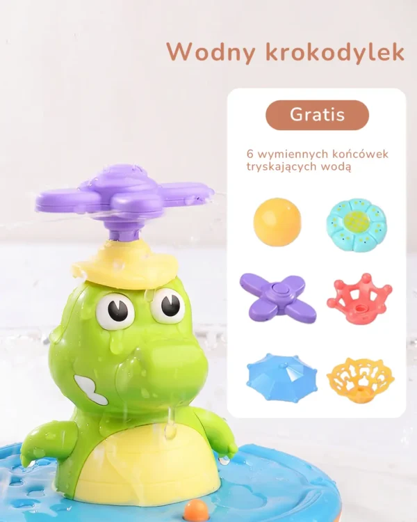 Elektryczna Krokodylek Zabawka do Kąpieli