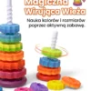 Tęczowa Wieża do Układania Kręcąca