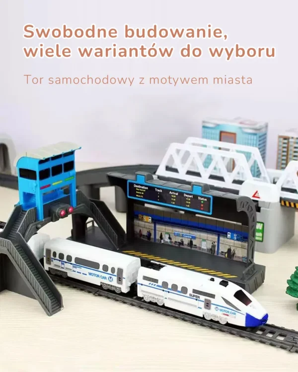 Elektryczna Kolejka z Torem dla Dzieci