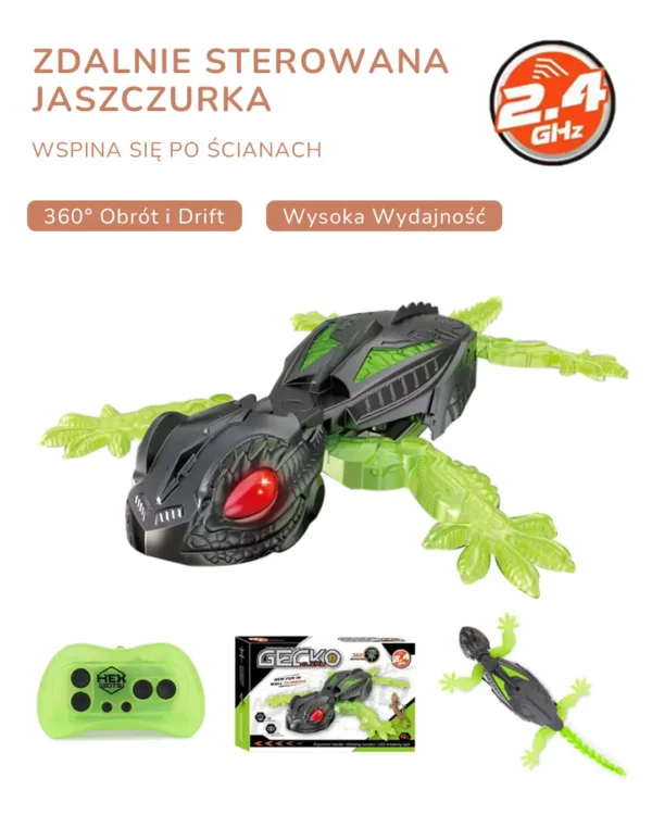 Jaszczurka Zdalnie Sterowana Interaktywna