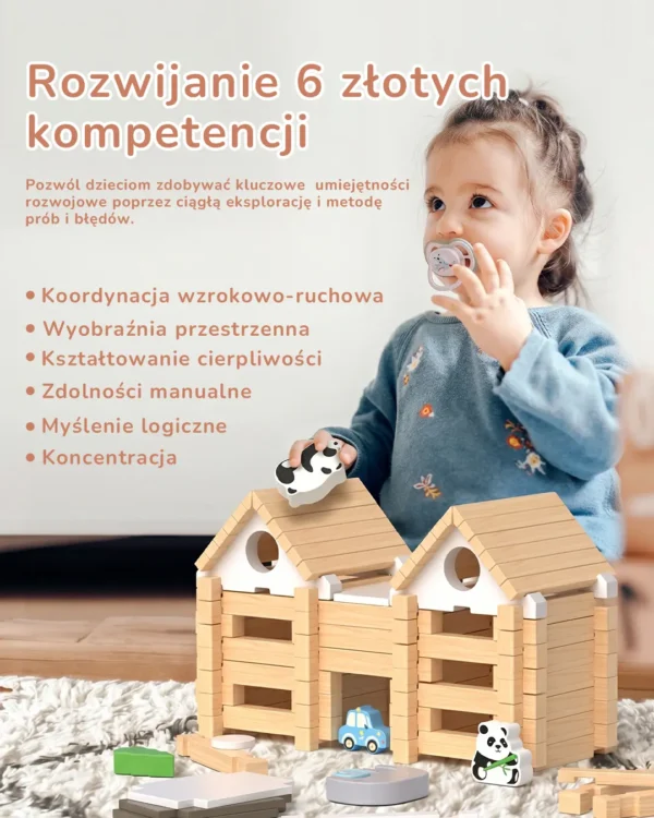 Drewniane Klocki Konstrukcyjne Mądry Architekt