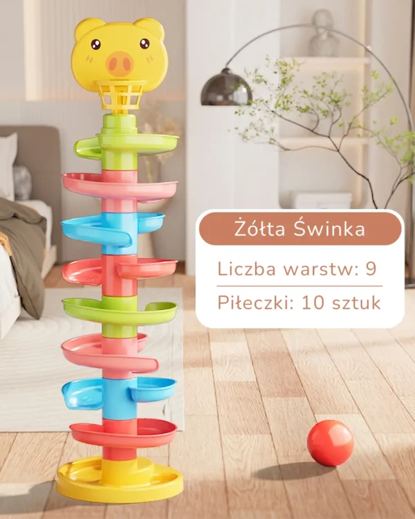 Kolorowa Zjeżdżalnia dla Piłeczek Wieża