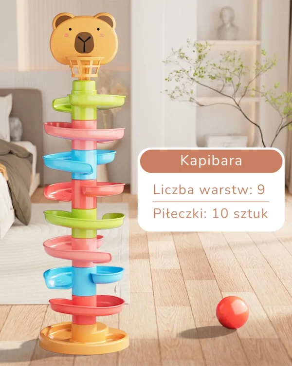Kolorowa Zjeżdżalnia dla Piłeczek Wieża