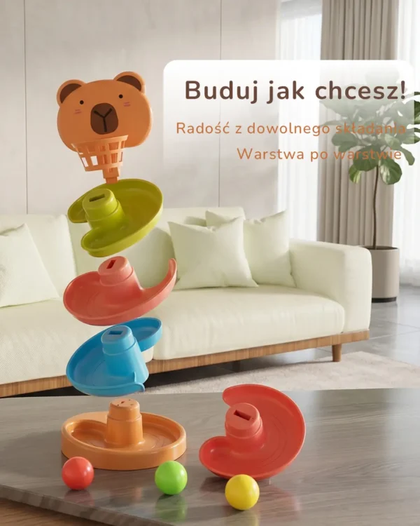 Kolorowa Zjeżdżalnia dla Piłeczek Wieża