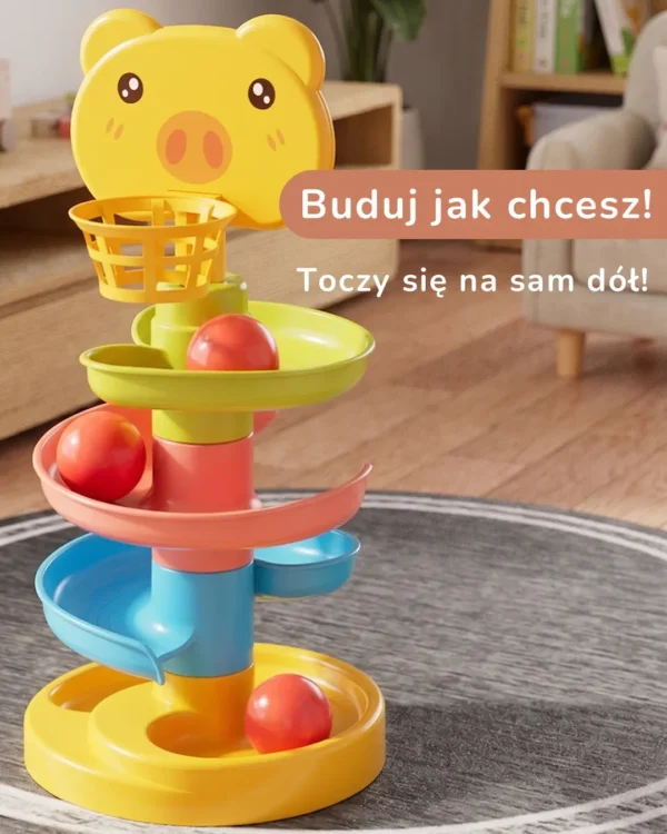 Kolorowa Zjeżdżalnia dla Piłeczek Wieża