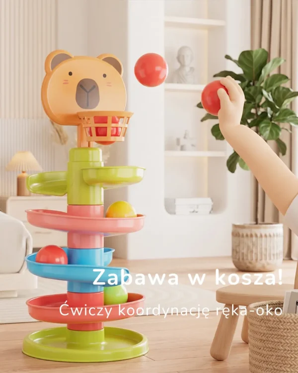 Kolorowa Zjeżdżalnia dla Piłeczek Wieża